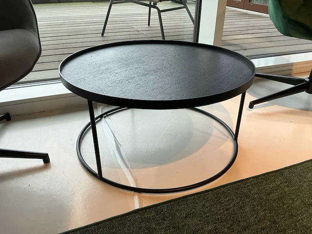 Wachtkamerstoelen met bijzettafel - afbeelding 8 van  8