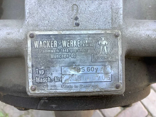 Wacker bs60y trilstamper - afbeelding 5 van  5