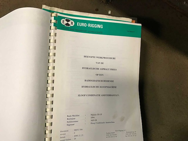 Wacker neuson - 1995 - tb 35 ed - slooprobot - afbeelding 17 van  26