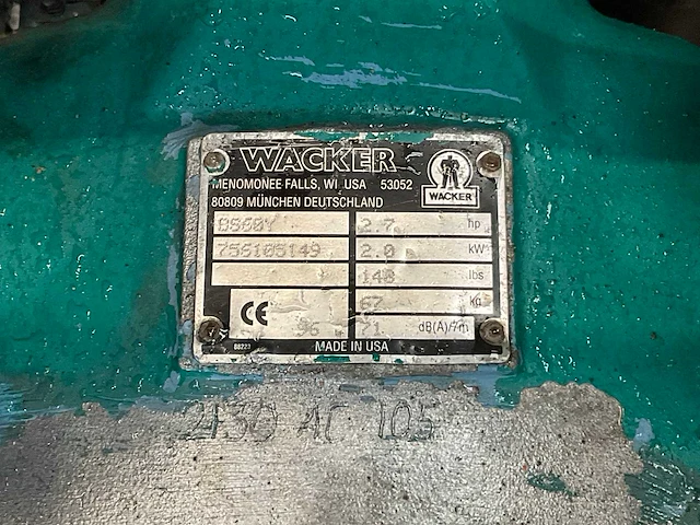 Wacker neuson bs60y trilstamper - afbeelding 5 van  5
