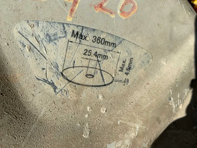 Wacker neuson bts 635s betonzaag - afbeelding 4 van  5