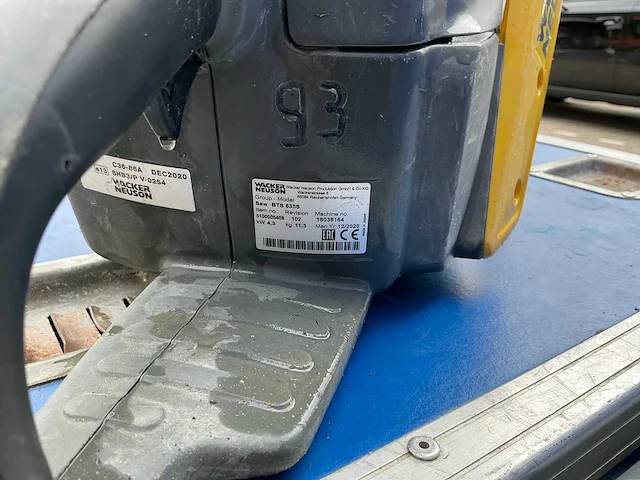 Wacker neuson bts 635s tegelzaagmachine - afbeelding 7 van  7
