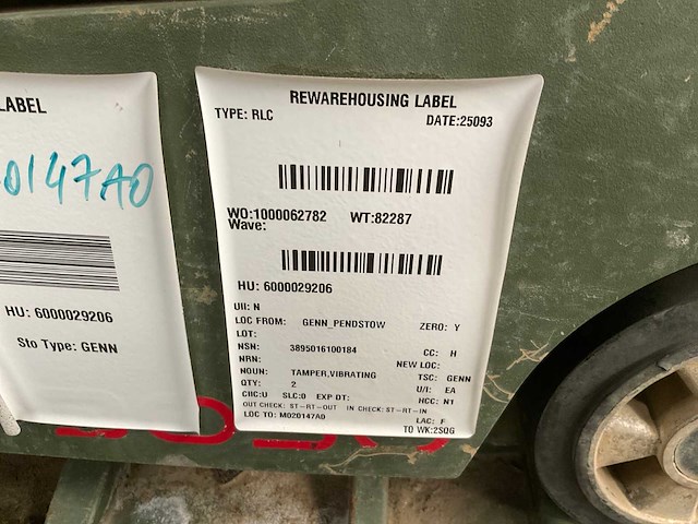 Wacker neuson dpu3050 trilplaat - afbeelding 6 van  7