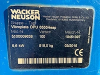 Wacker neuson dpu6555 trilplaat - afbeelding 5 van  6