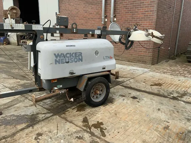 Wacker-neuson ltn6 lichtmastaggregaataanhangwagen - afbeelding 10 van  14