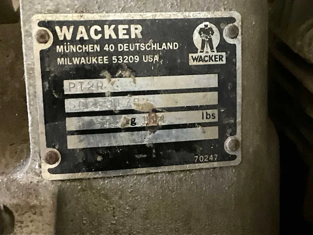 Wacker pt2r pomp - afbeelding 2 van  11