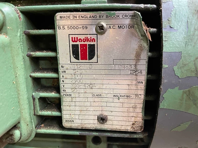 Wadkin - gd 220 - vierzijdige profileer- en schaafmachine - afbeelding 4 van  10