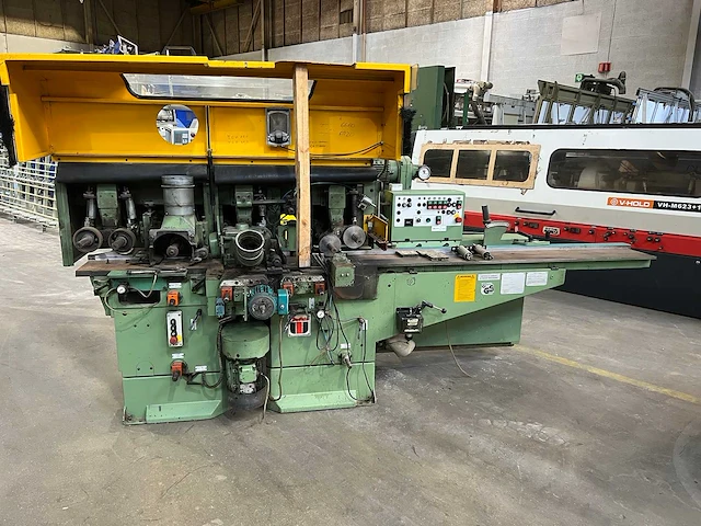Wadkin - gd 802 - vierzijdige profileer- en schaafmachine - 1994 - afbeelding 10 van  16