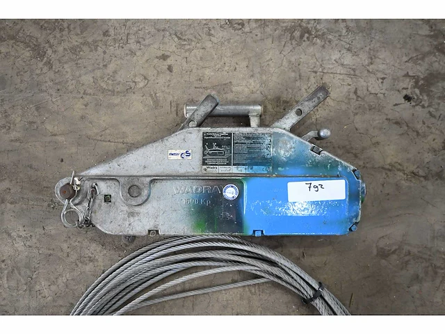 Wadra 816- 1600kp staalkabel spanner set - afbeelding 2 van  4