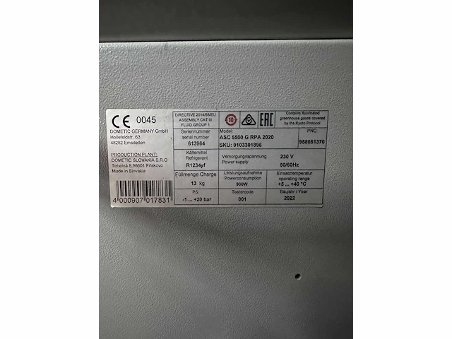 Waeco - asc 5500g r1234yf - airco test and fill equipment - 2022 - afbeelding 6 van  8