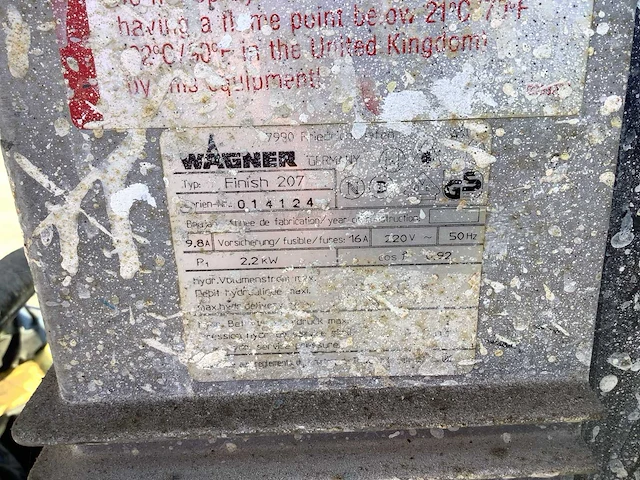 Wagner - finish 207 - mobiele verfspuit - afbeelding 6 van  6