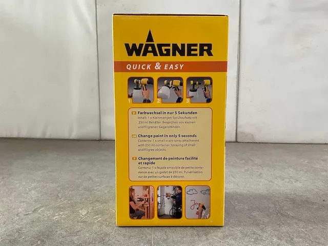 Wagner - quick & easy 250 - spuitopzetstuk fijnspuitpistool (4x) - afbeelding 4 van  7