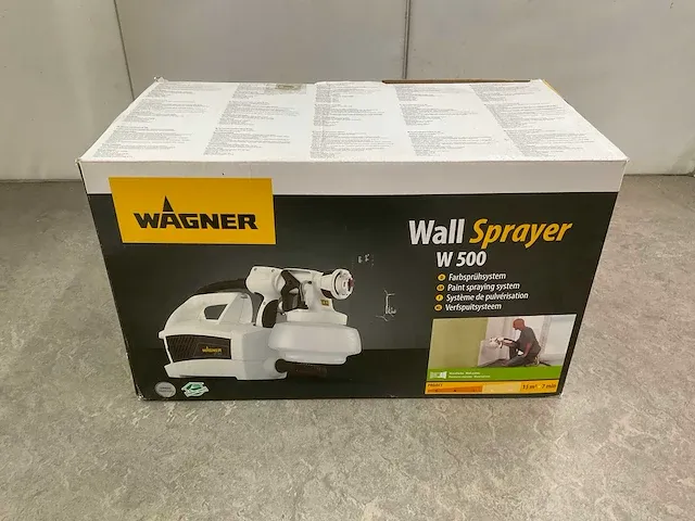 Wagner - spraytech w500 wall sprayer - afbeelding 2 van  7