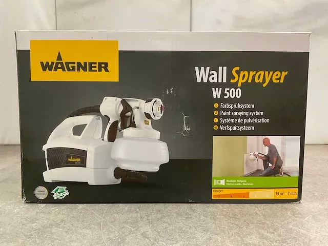 Wagner - spraytech w500 wall sprayer - afbeelding 3 van  7