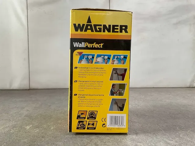 Wagner - spuitpistool 1800 ml + afplakset - afbeelding 5 van  9