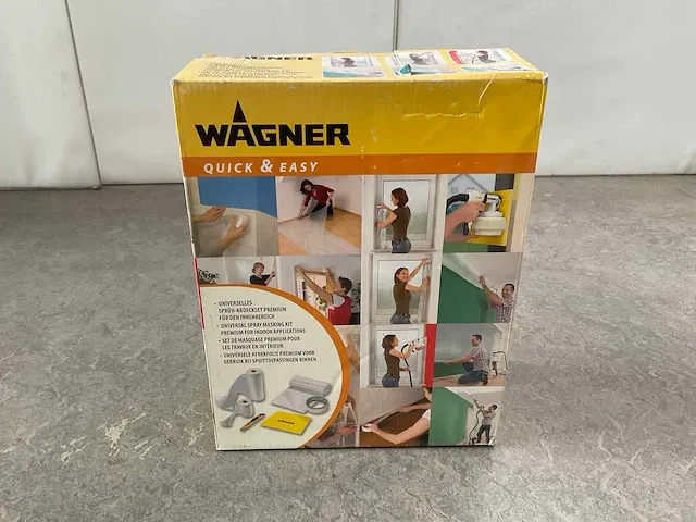 Wagner - spuitpistool 1800 ml + afplakset - afbeelding 6 van  9