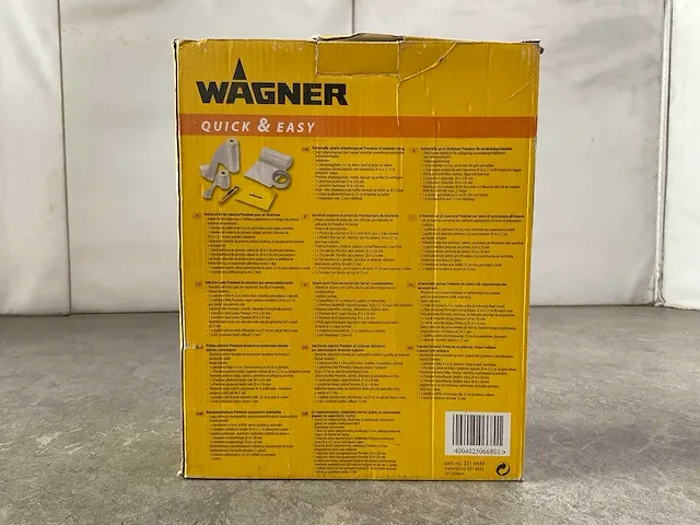 Wagner - spuitpistool 1800 ml + afplakset - afbeelding 9 van  9