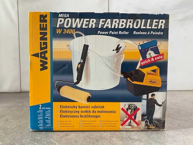Wagner - w3400 - elektrische verfroller - afbeelding 3 van  6