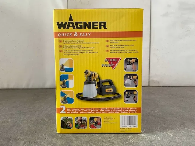 Wagner - w610 - verfspuit lage druk - afbeelding 6 van  7