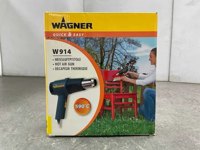 Wagner - w914 - heteluchtpistool 1400w - afbeelding 3 van  5