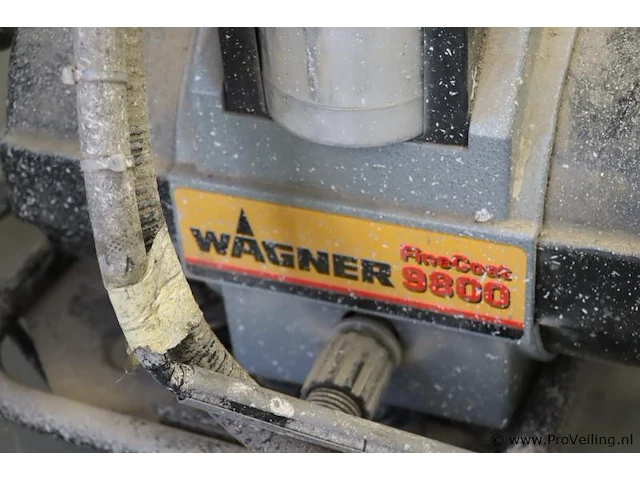 Wagner verfspuitmachine model finecoat 9800 - type 9850pp - afbeelding 3 van  10