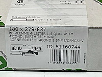 Wago 279-837 aardrijgklem groen/geel (100x) - afbeelding 3 van  3