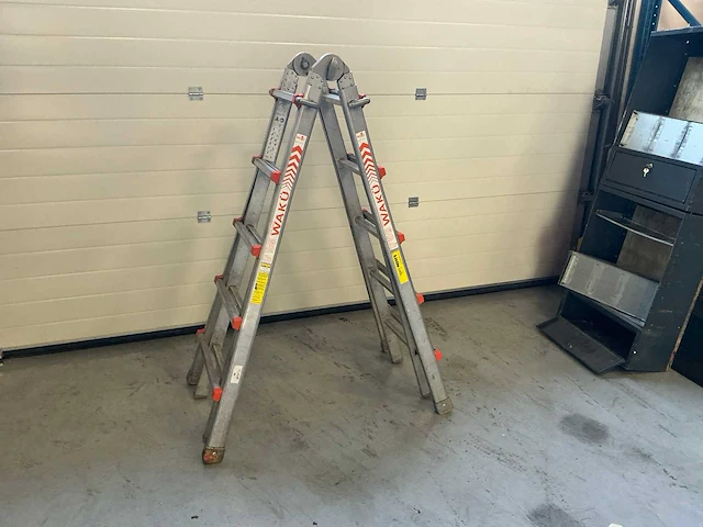 Wakü 102 telescoopladder 4x5 - afbeelding 1 van  4