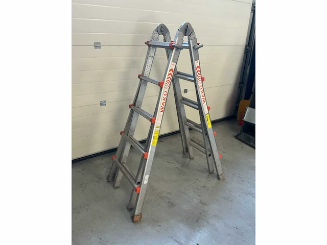 Wakü 102 telescoopladder 4x5 - afbeelding 2 van  4
