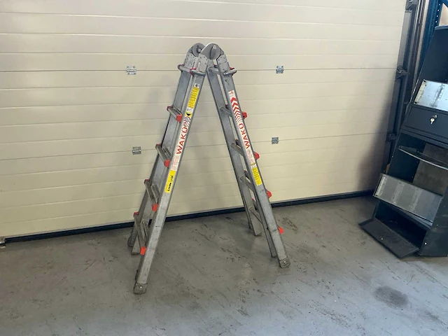 Wakü 102 telescoopladder 4x5 - afbeelding 1 van  4