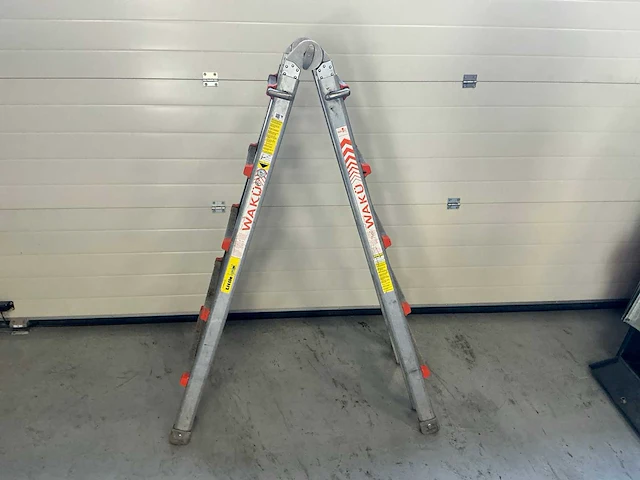 Wakü 102 telescoopladder 4x5 - afbeelding 2 van  4