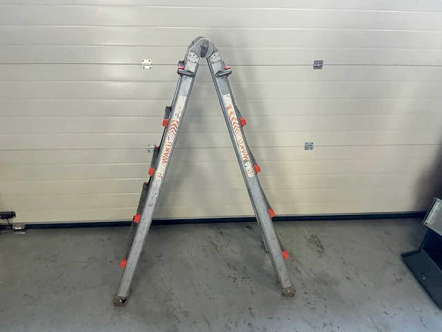 Wakü 102 telescoopladder 4x5 - afbeelding 2 van  3