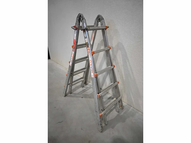 Wakü 4-delige telescoop vouwladder - afbeelding 3 van  3