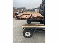 Walaba hardhouten latten geschaafd 27x45mm, lengte 305cm (47x) - afbeelding 2 van  3