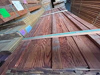 Walaba hardhouten planken 21x65mm, lengte 300cm (130x) - afbeelding 1 van  3