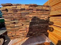 Walaba hardhouten planken 21x65mm, lengte 300cm (146x) - afbeelding 3 van  3
