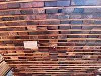 Walaba hardhouten planken geschaafd 21x65mm, lengte 300cm (140x) - afbeelding 3 van  3