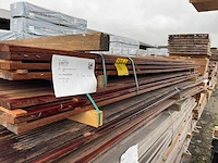 Walaba hardhouten planken geschaafd 21x65mm, lengte 300cm (81x) - afbeelding 2 van  3