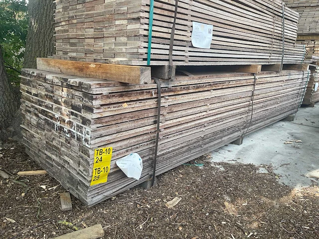 Walaba planken geschaafd 3500x100x20mm (117x) - afbeelding 4 van  4