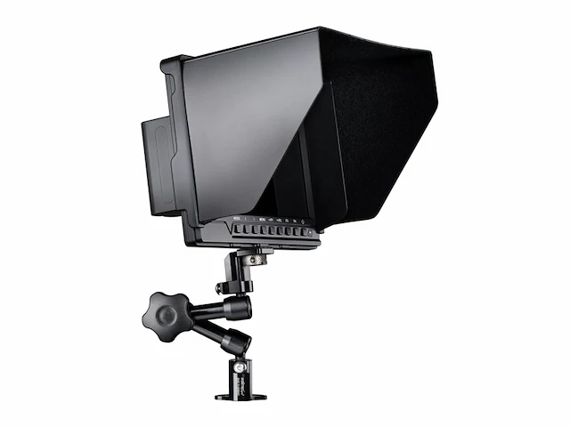 Walimex pro full hd monitor director iii set 7 inch ips lcdscherm scharnierarm & bescherming tegen verdraaien inclusief batterij & oplader - afbeelding 1 van  4