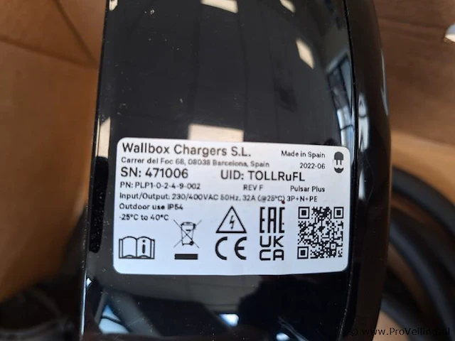 Wallbox charger sl 471006 met kabel - afbeelding 2 van  2