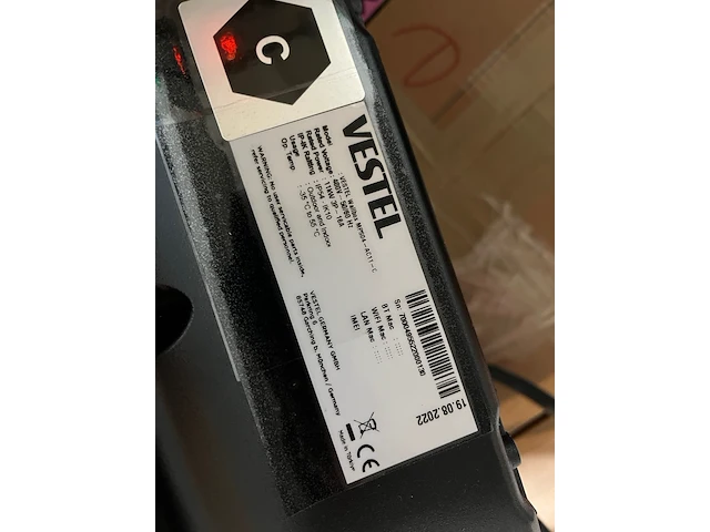 Wallbox laadpaal 3 fase 11 kw, laadkabel 5 meter type 2, rfid, ip54 vestel, mps04-ac11-c - afbeelding 5 van  5