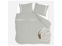 Walra dekbedovertrek timeless chic 200x220 100% katoen zand