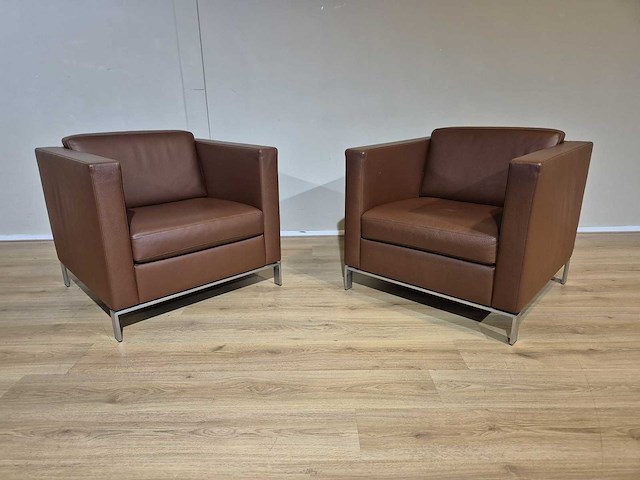 Walter knoll - foster 500 - fauteuil - showroommodel (2x) - afbeelding 1 van  13