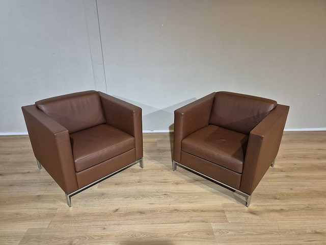 Walter knoll - foster 500 - fauteuil - showroommodel (2x) - afbeelding 8 van  13