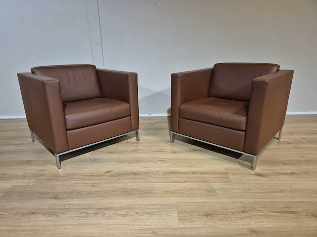 Walter knoll - foster 500 - showroommodellen - fauteuil (2x) - afbeelding 1 van  13