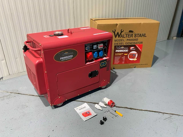 Walter stahl - 2025 - pr8500d - diesel stroomgenerator, 6.5 kw - afbeelding 1 van  22