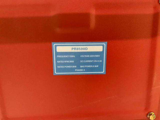 Walter stahl - 2025 - pr8500d - diesel stroomgenerator, 6.5 kw - afbeelding 14 van  22