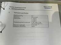 Walther trowal - tfm 110x46 - triltrommel - 2010 - afbeelding 6 van  9