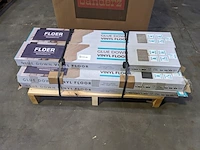 Walvisgraat pvc - 22,232 m2 , floer, vaquita vergrijsd, grijs / chroom - afbeelding 5 van  5