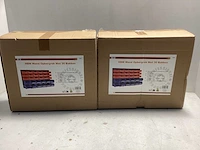 Wand opbergrekken met elk 30 bakken (2x) - afbeelding 1 van  5